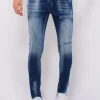 Blue Stone Washed Jeans Heren - Slim Fit -1076- Blauw