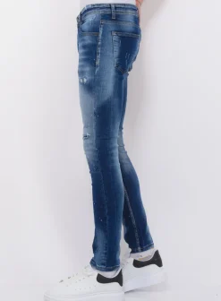 Blue Stone Washed Jeans Heren - Slim Fit -1076- Blauw