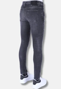 Destroyed Jeans Heren - Slim Fit -1099- Grijs