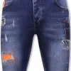 Heren Denim Short - Slim Fit - 1049 - Blauw