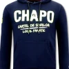Hoodie Heren - El Chapo - Blauw