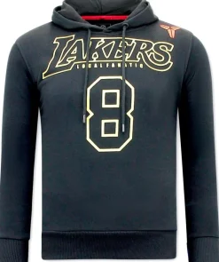 Hoodie Heren - Lakers Bryant 8 - Zwart