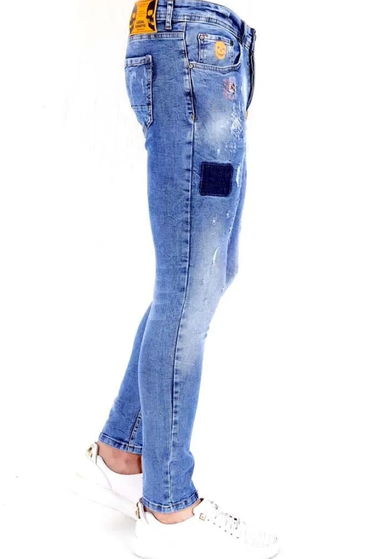 Jeans Heren - Slim Fit - 1008 - Blauw