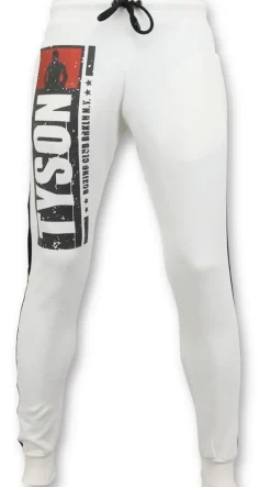 Joggingbroek Heren - Iron Mike Tyson - Wit