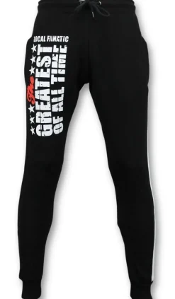 Joggingbroek Heren - Muhammad Ali - Zwart