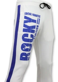 Joggingbroek Heren - Rocky Balboa - Wit