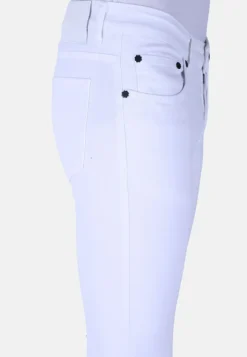 Plain Heren Jeans - Slim Fit -1089- Wit
