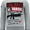 Sweater Heren - Los Jefes De Narcos - Grijs