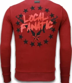 Sweater Heren - Bad Boys Pinscher - Bordeaux