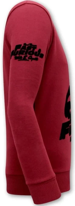 Sweater Heren - Fast and Furious - Bordeaux