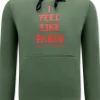 Sweater Heren - I Feel Like Bablo - Groen