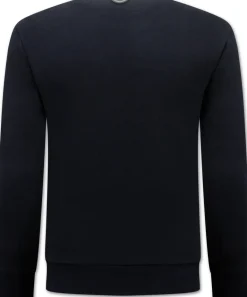 Sweater Heren - Lakers Print - Zwart