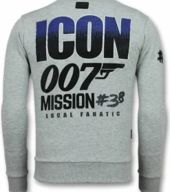 Sweater Heren - Like A Boss - Grijs