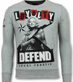 Sweater Heren - Loyalty Marilyn - Grijs