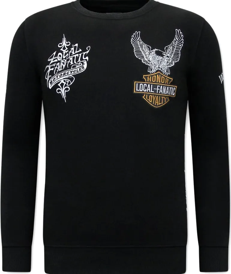 Sweater Heren - MC Honor & Loyalty - Zwart
