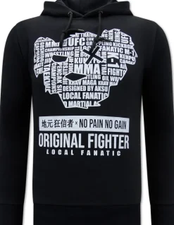 Sweater Heren - MMA Fighter - Zwart