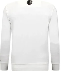 Sweater Heren - NASA International - Wit