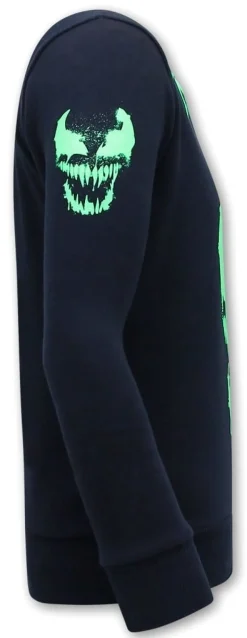 Sweater Heren - Neon Venom - Blauw