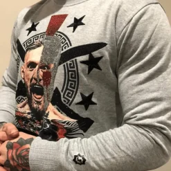 Sweater Heren - Notorious Warrior - Grijs