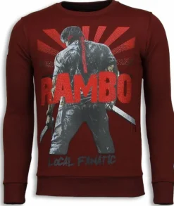 Sweater Heren - Rambo - Bordeaux