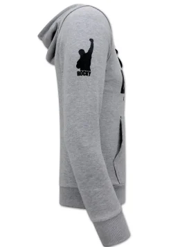 Sweater Heren - Rocky Balboa - Grijs
