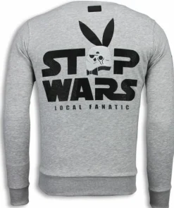 Sweater Heren - Stormbitch - Grijs