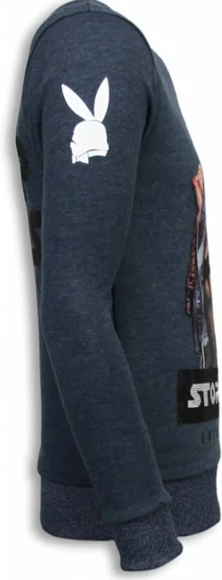 Sweater Heren - Stormbitch - Blauw