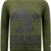 Sweater Heren - Terror Mouse - Groen
