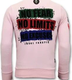 Sweater Heren - The Joker Chaos - Roze