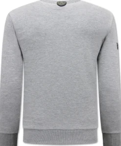 Sweater Heren - The King Of Cocaine Pablo Escobar - Grijs