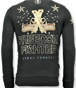 Sweater Heren - The Rebel - Zwart