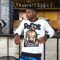 Sweater Heren - The Sailor Man - Wit