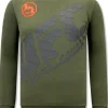 Sweater Heren - UFC Wire Fence - Groen