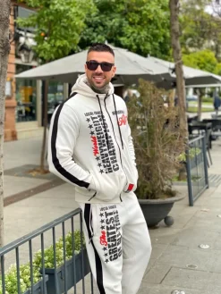 Trainingsjas Heren - Muhammad Ali - Wit