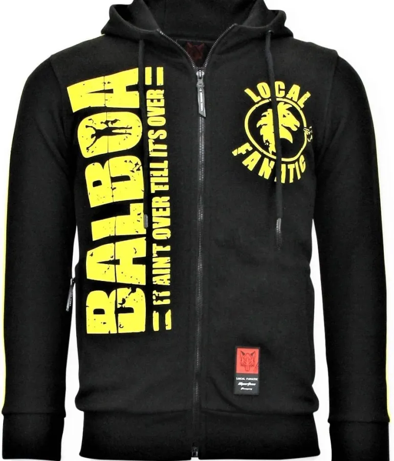 Trainingsjas Heren - Rocky Balboa - Zwart