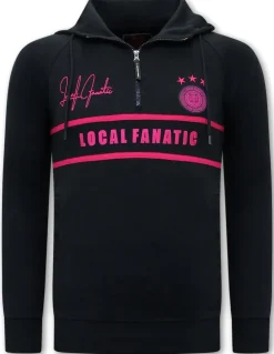 Trainingspak Heren - Double Striped - Blauw / Fuchsia