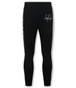 Trainingspak Heren - Hooded Ribbon - Zwart / Wit