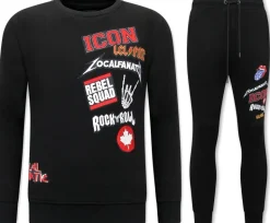 Trainingspak Heren - ICON Rocks - Zwart