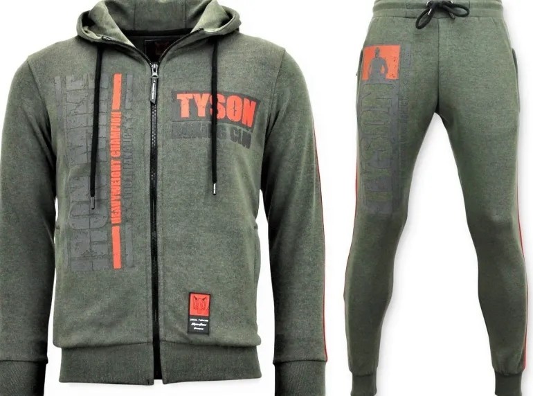 Trainingspak Heren - Iron Mike Tyson - Groen