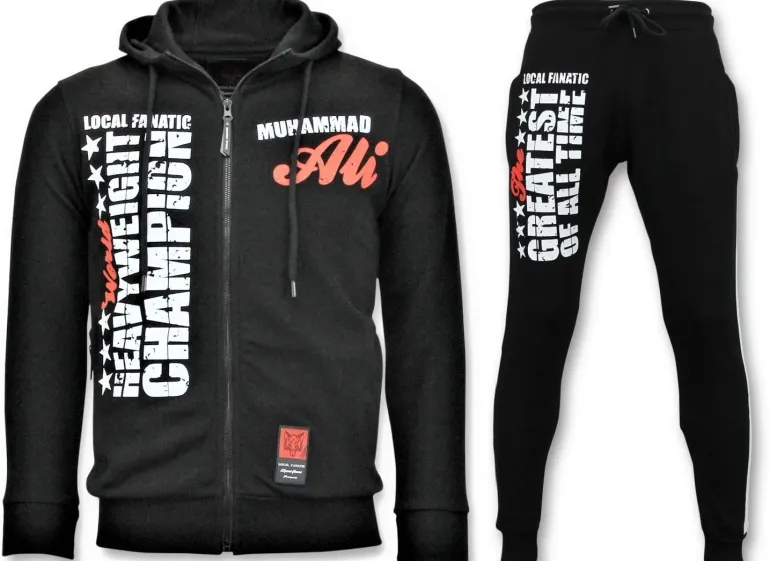 Trainingspak Heren - Muhammad Ali - Zwart