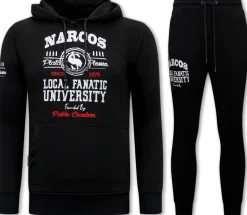 Trainingspak Heren - Narcos University - Zwart