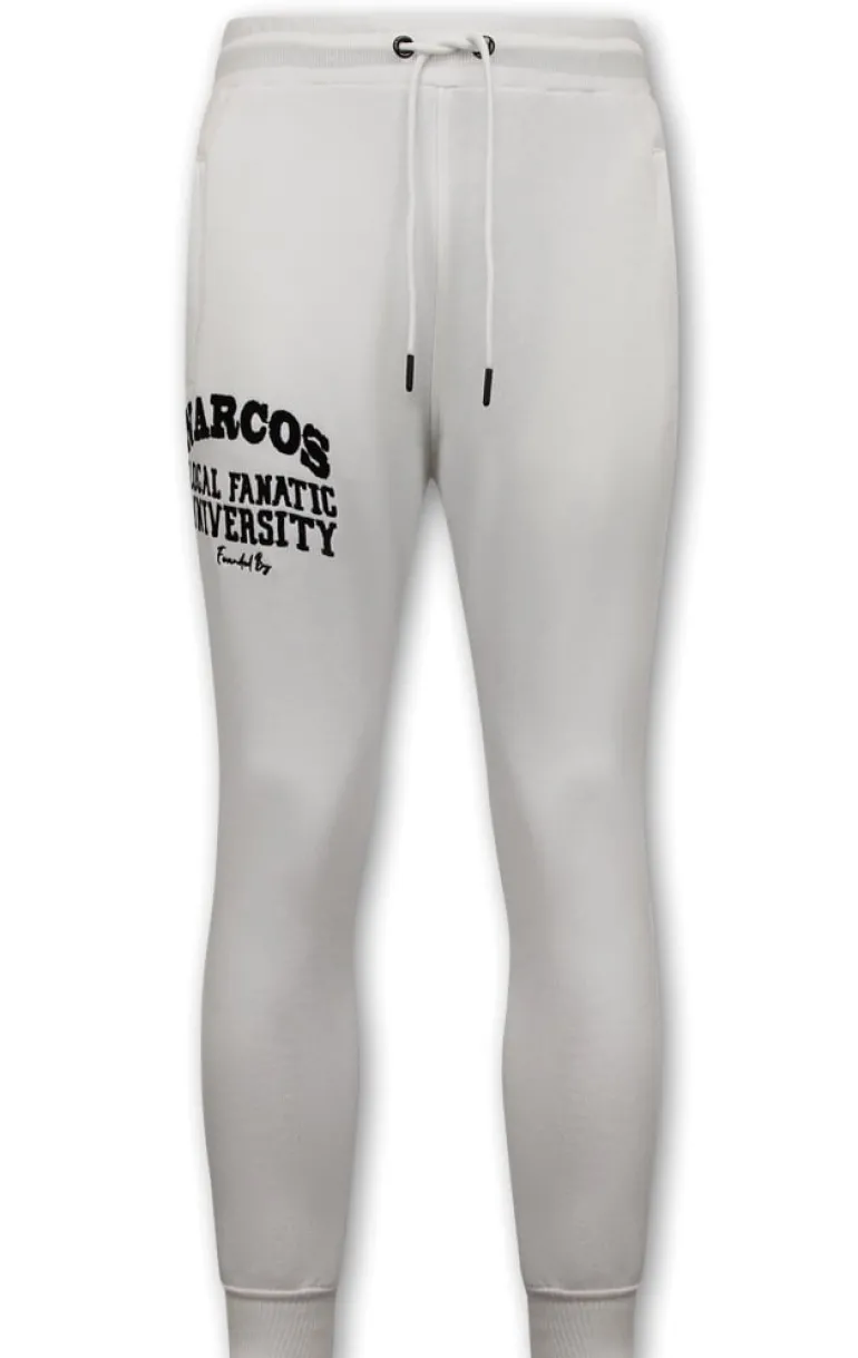 Trainingspak Heren - Narcos University - Wit