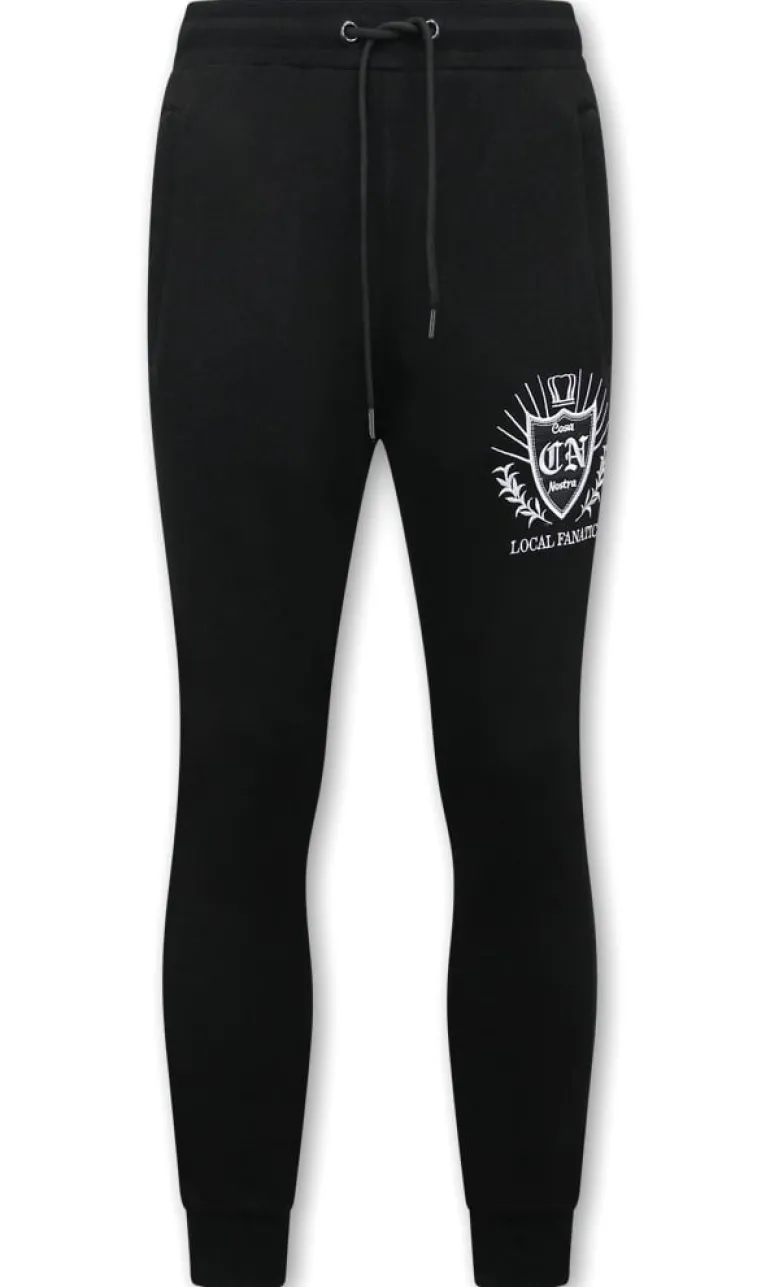 Trainingspak Heren - Omerta, Cosa Nostra - Zwart