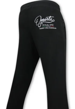 Trainingspak Heren - Omerta, Cosa Nostra - Zwart