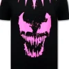 T-shirt Heren - Neon Venom - Zwart