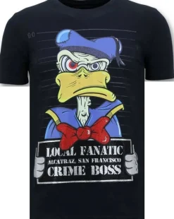 T-shirt Heren - Alcatraz Prisoner - Blauw