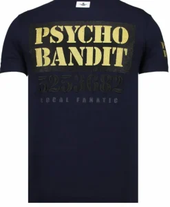 T-shirt Heren - Bad Dog - Blauw