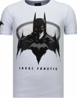 T-shirt Heren - Badman - Wit