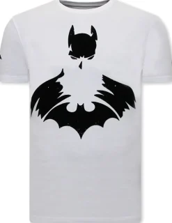 T-shirt Heren - Batman - Wit
