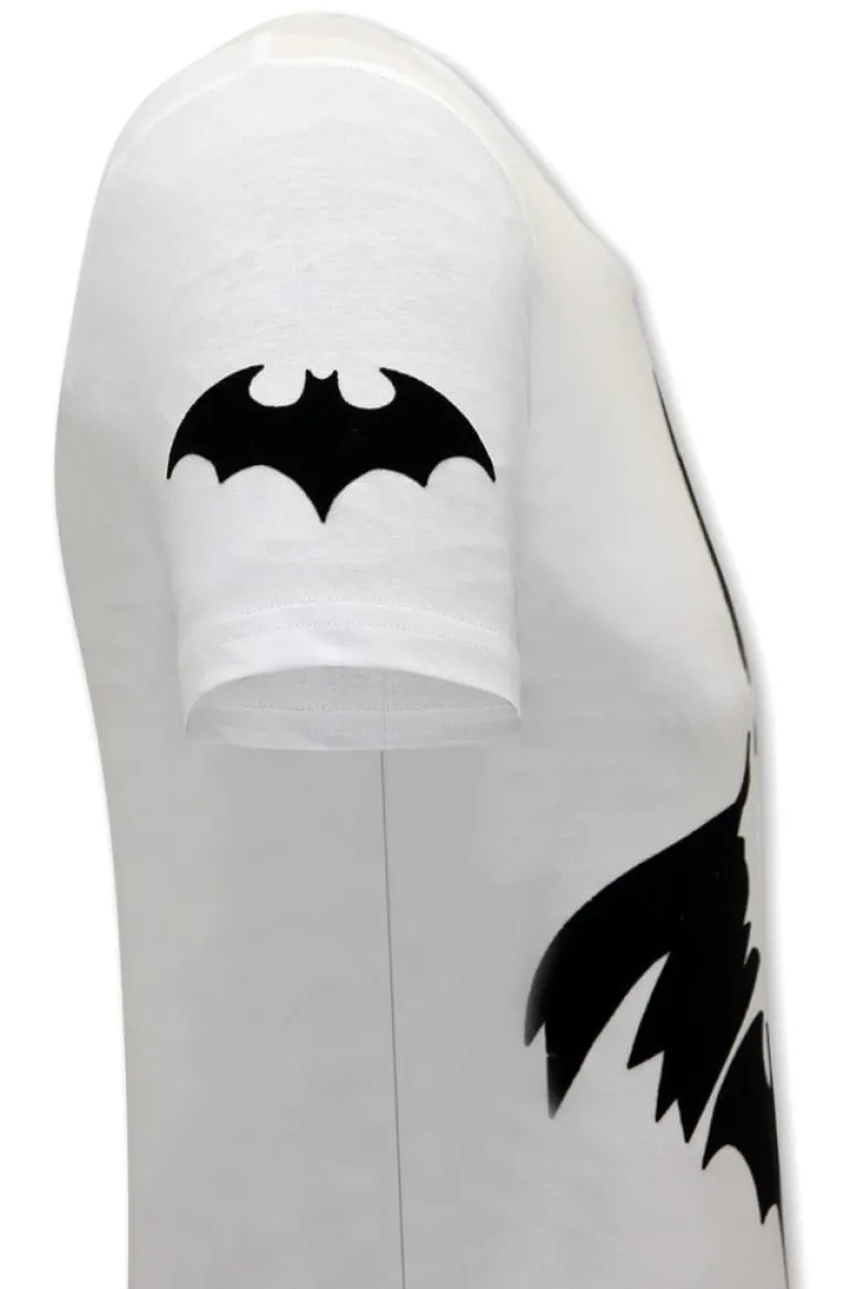 T-shirt Heren - Batman - Wit